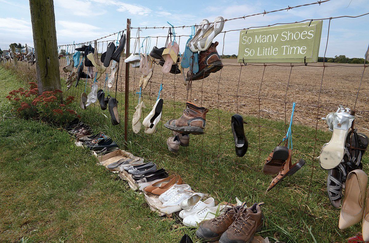 Friendship Shoe Fence